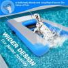 Inflatable Dog Pool with Non-Slip Ramp and Ladder, Supports up to 90 kg view 3