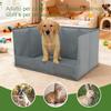 Puppy Potty Tray for Indoor Dog Toilet, Foldable, Gray view 2