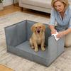 Puppy Potty Tray for Indoor Dog Toilet, Foldable, Gray view 3
