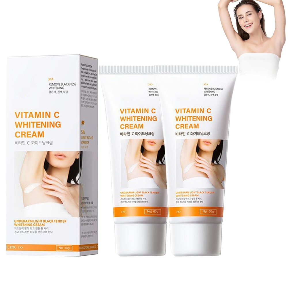 Whitening Cream for Underarms and Body, 2-Pack