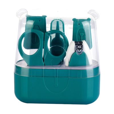 Baby Nail Clipper Set for Infants and Toddlers, Green, 5-in-1