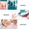 Baby Nail Clipper Set for Infants and Toddlers, Green, 5-in-1 view 3
