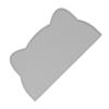 Alomejor Cat Feeding Mat, Soft, Waterproof Silicone, 9.8 x 17.3 Inches, for Dog and Cat Bowls (Grey) view 4