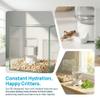 Yardwe Leak-Proof Reptile Water and Food Bowl, White, Medium, 100 mL view 3