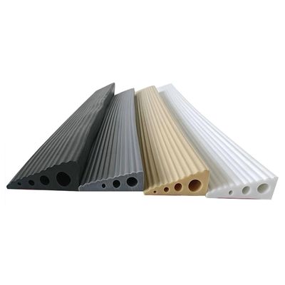 Cuttable Self-Adhesive Threshold Ramps, Non-Slip Rubber Transition Strip, 4,100 x 0.6 x 2 cm