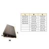 Cuttable Self-Adhesive Threshold Ramps, Non-Slip Rubber Transition Strip, 4,100 x 0.6 x 2 cm view 2