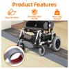 Cuttable Self-Adhesive Threshold Ramps, Non-Slip Rubber Transition Strip, 4,100 x 0.6 x 2 cm view 4