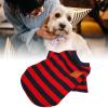 Alomejor Dog Sweater, Striped, Comfortable, Breathable, for Spring and Summer, Red and Blue, Pet Clothing for Dogs and Cats (S) view 2