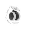 YOSADIER Quiet Swivel Furniture Casters, 4-Pack view 2