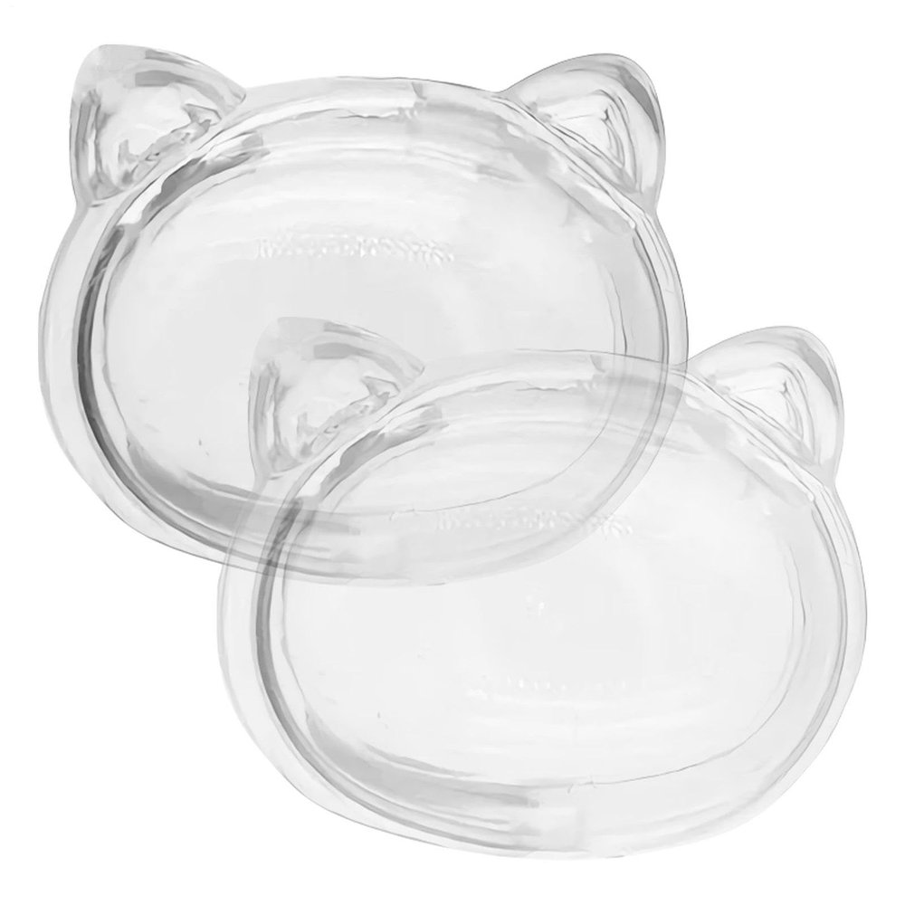 Kitten Hair Pendant - Clear Acrylic Memorial Keepsake Organizer