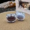 Kitten Hair Pendant - Clear Acrylic Memorial Keepsake Organizer view 3
