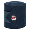 START Glitter Horse Bandages, 4-Piece Set, Fleece, Hook-and-Loop Closure, Storage Bag, Dark Blue, 400 cm view 2