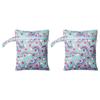 LOPUNER 2-Pack Polyester Diaper Storage Bags with Practical Hanging Design view 1