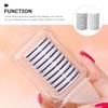 Housoutil Self-Adhesive Resin Rubber Eyelash Strips, 2 Boxes of 10 Waterproof, Skin-Friendly Lash Adhesive Strips for Eyelash Extensions view 3