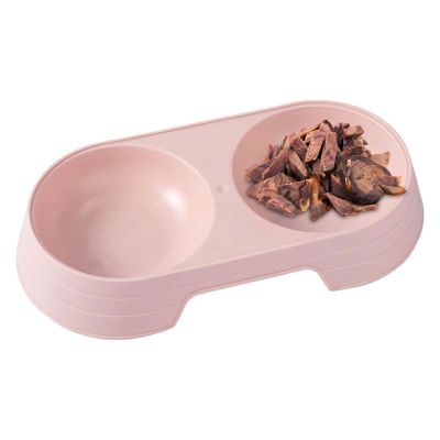Macaron Raised Double Dog Bowl