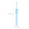 BIUDECO 3-Pack Manual Toothbrushes for Babies and Children, Soft Bristles, Cute Rabbit Design view 2