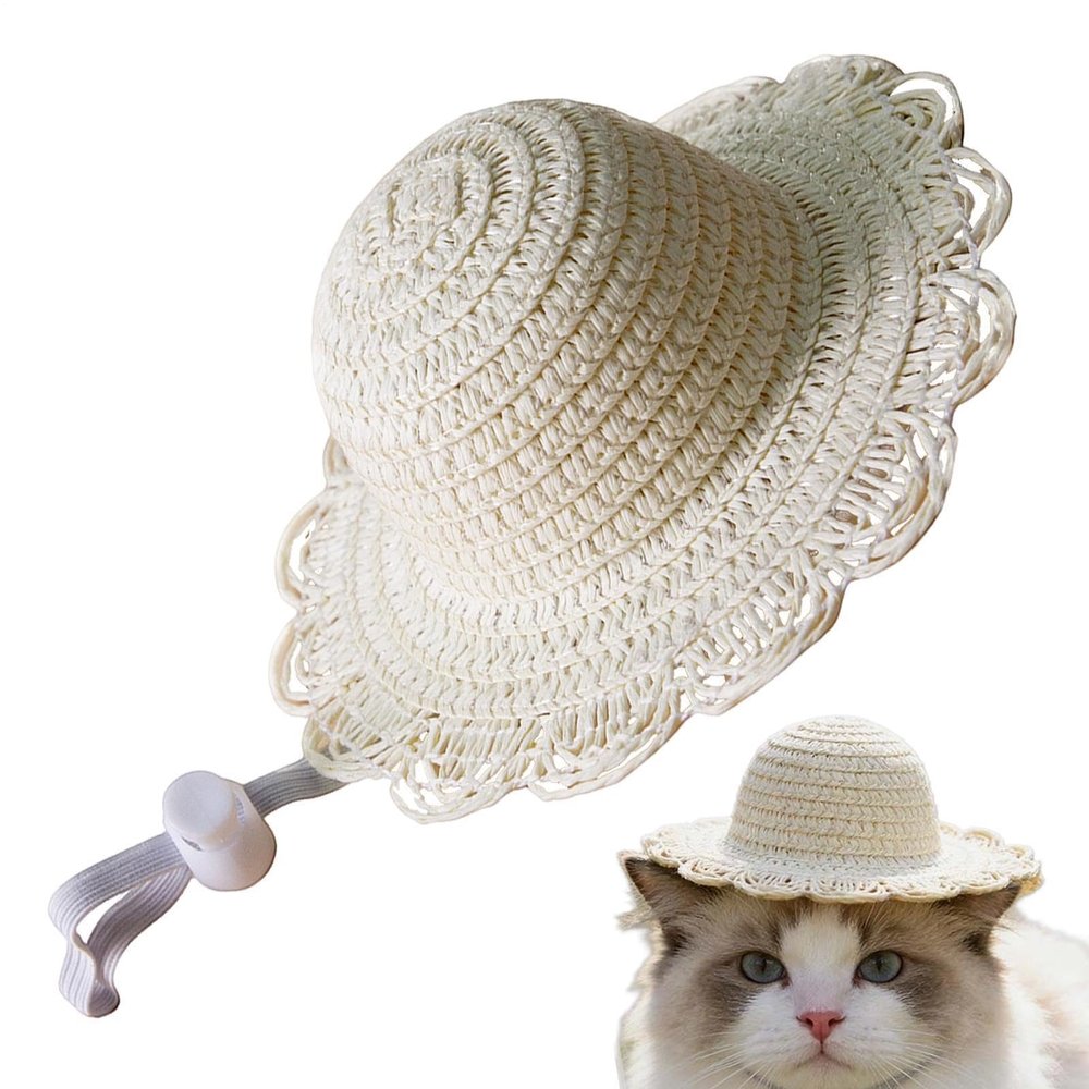 Small Dog Straw Hat
