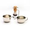 Cirraorive 3-Piece Men's Shaving Brush Set with Bowl and Stand, Style B view 4