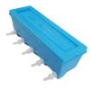 Alomejor Livestock Feeder, 5 Nipples, 8 L Capacity, for Cattle, Sheep and Pigs, Blue, 20.5 x 6 x 6.7 in view 3