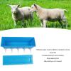 Alomejor Livestock Feeder, 5 Nipples, 8 L Capacity, for Cattle, Sheep and Pigs, Blue, 20.5 x 6 x 6.7 in view 4