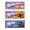 Milka MMMAX Chocolate Mix, 3 Varieties: Oreo 300 g, Strawberry Cheesecake 300 g, Lufle Caramel 250 g, Large 850 g Pack view 1