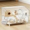 Acrylic Glass Hamster Cage and Habitat for Chinchillas, Hedgehogs, and Small Animals view 3