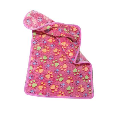Bright Colors Dog and Cat Blanket, Soft Fiber, Comfortable Pet Blanket for Travel, Milk Protein Fiber (M)