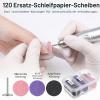 HJZHII 120-Piece 25 mm Pedicure Sanding Disc Set view 3