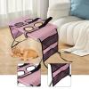 FashionCha Pet Grooming Table with Strap and Support Frame, Pink view 4