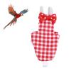 Alomejor Bird Diaper, Comfortable, Red Checkered Pattern view 2