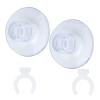 Powerful Aquarium Airline Tube Suction Cup Clips, 2-Pack view 1