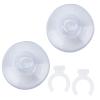 Powerful Aquarium Airline Tube Suction Cup Clips, 2-Pack view 2