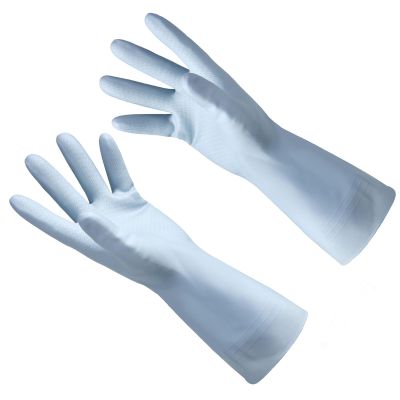 Cryfokt Waterproof PVC Kitchen Gloves, 1 Pair (S)