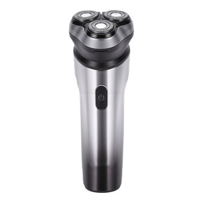 Naroote Waterproof Cordless Electric Beard Trimmer with 3 Shaving Heads, USB Rechargeable and LED Display