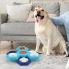 Slow Feeder Dog Bowl with Rotating Multi-Level Lick Plate view 3