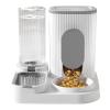 Automatic Pet Feeder, Large-Capacity 2-in-1 Food and Water Dispenser, Gray view 1