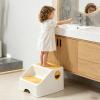 Children’s 2-Step Bathroom Stool, Non-Slip view 2