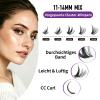 Natural-Looking LUXEBOLD Eyelash Extensions Set, 140-Piece Lash Cluster Kit view 3