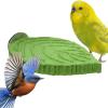 Resin Bird Cage Perch in Plant Shape for Beak and Nail Care view 1