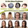 Human Hair Topper for Women with Thinning Hair, 3 x 4.5-Inch Improved Swiss Lace Base, Medium Auburn Brown view 2