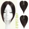 Human Hair Topper for Women with Thinning Hair, 3 x 4.5-Inch Improved Swiss Lace Base, Medium Auburn Brown view 3