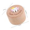 Gadpiparty Wooden Baby Tooth and Hair Keepsake Box, Brown view 2