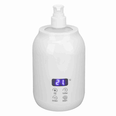 KKPLZZ Single-Bottle Essential Oil Warmer, LED Display, Touch Control, 30–65°C, ABS, EU Plug