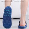 SQOYEI Soft Support Foot Massage Slippers, Non-Slip Reflexology Sandals, Breathable, for Flat Feet, Gray, EU 42–43 view 2