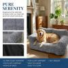 Plush Pet Sofa Bed with Removable Washable Cover view 3