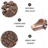 HOMOBABE 1 Pair Zinc Alloy Curtain Rod Brackets, Coffee Color view 3
