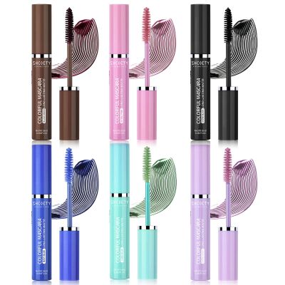 Colored Mascara, 6 Colors, Waterproof, Long-Lasting, Volumizing