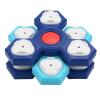 Slow-Feeder Dog Bowl with Rotating Multi-Level Lick Plate view 1