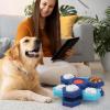 Slow-Feeder Dog Bowl with Rotating Multi-Level Lick Plate view 2