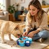 Anti-Gulp Bowl for Dogs, Multilayer Rotating Food and view 2